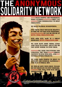 Poster The Anonymous Solidarity Network