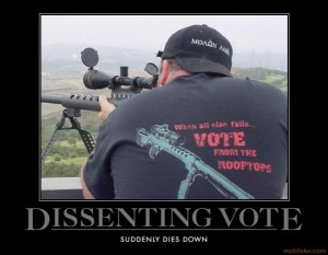 dissenting-vote-suddenly-dies-down-sniper-election-from-the-demotivational-poster-1273925293