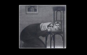 Painting by Abdelke “The Martyr’s Mother 2” 