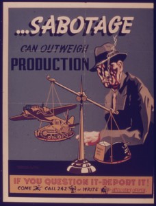 Sabotage, one of many OSS skills passed on to the CIA.