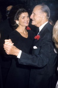 Prince Serge Obolensky and Jacqueline Kennedy Onassis, 1975