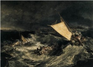 “Shipwreck” by J.M.W. Turner, 1805