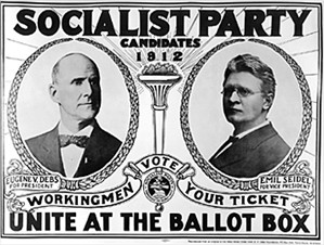 Presidential campaign poster for Eugene Debs, Socialist