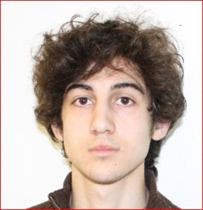 Dzhokhar Tsarnaev in an FBI handout photo.
