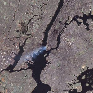  A deep state event seen from deep space. New York City, 9/11.  NASA Photo