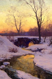 Painting by Walter Launt Palmer, American Impressionist