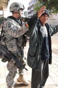 U.S. Army security sweep, Baghdad. U.S. Army/Wikimedia.