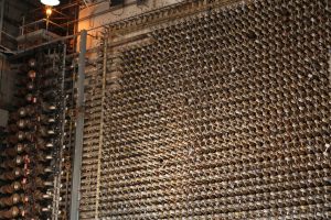 Some of the more than 2,000 tubes used to process uranium at Hanford’s “B” reactor. By Paul DeRienzo.