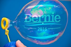 Bernie Sanders is blowing up, but is his bubble bound to burst? 