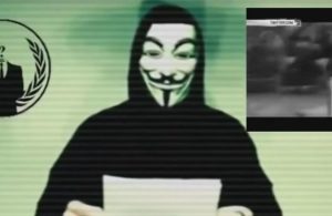 Anonymous — Operation Paris #OpParis. Photo credit:  Anonymous Official / YouTube.