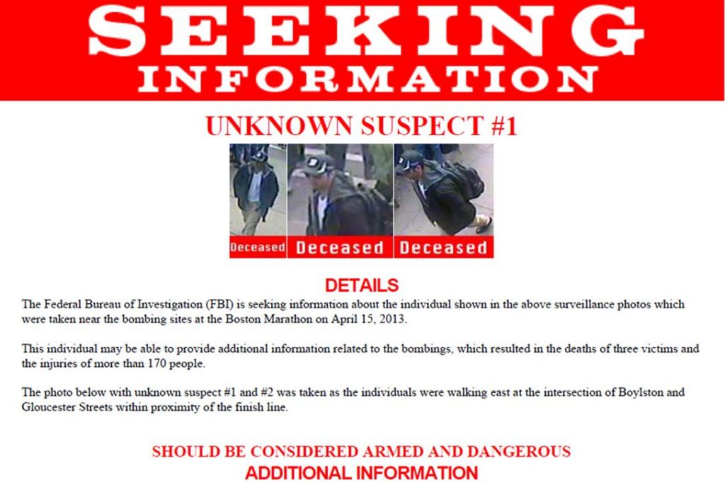 Poster Seeking Suspect 1