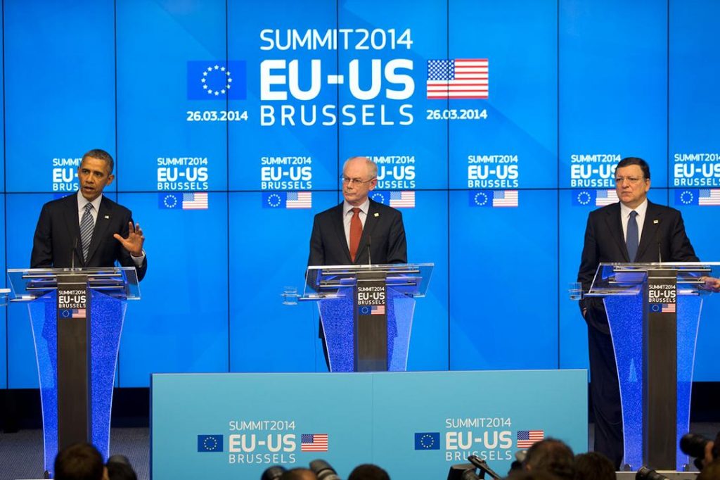 President Obama at EU-US Summit 2014 Photo credit: White House