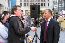 Lester Holt in Today Show Plaza, New York City. Photo credit: Marques Stewart / Flickr (CC BY-NC 2.0)