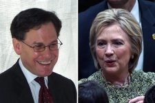 Sidney Blumenthal and Hillary Clinton Photo credit: Larry D. Moore / Wikimedia CC BY-SA 3.0 and Nathania Johnson / Flickr (CC BY 2.0)