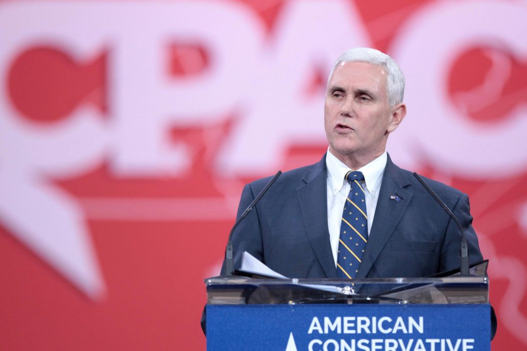 Mike Pence speaking at the 2015 Conservative Political Action Conference (CPAC). Photo credit: Gage Skidmore / Flickr (CC BY-SA 2.0)   