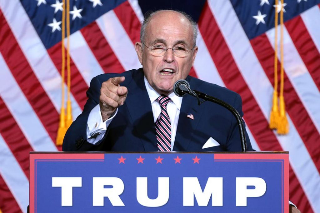 Rudy Giuliani speaking at rally for Donald Trump Photo credit: Gage Skidmore / Flickr (CC BY-SA 2.0) 