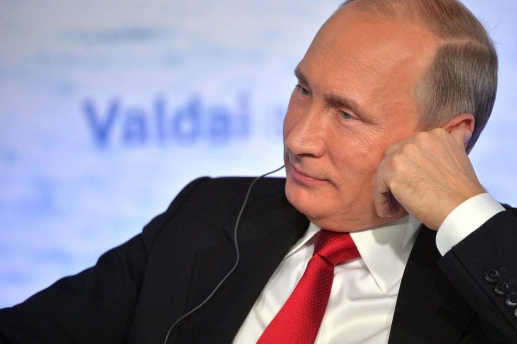 Vladimir Putin at the Valdai Discussion Club in Sochi, Russia. Photo credit: President of Russia (CC BY 4.0) 
