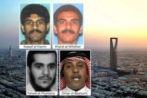 Nawaf al-Hazmi, Khalid al-Mihdhar, Fahad-al-Thumairy, Omar al-Bayoumi, Riyadh Skyline