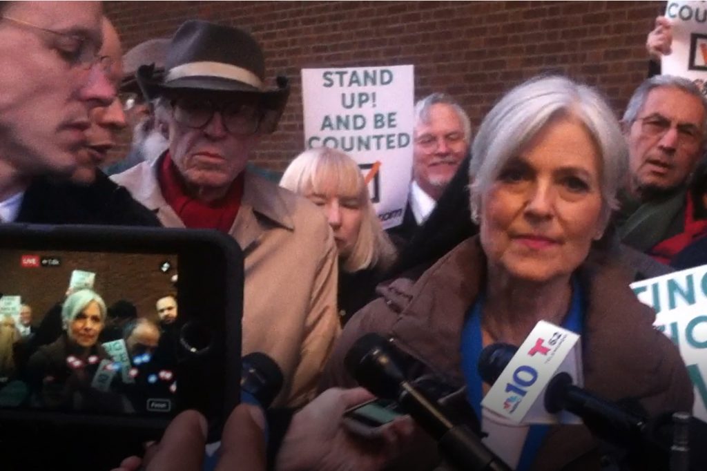 Jill Stein in Pennsylvania, pushing for recount Photo credit: WhoWhatWhy