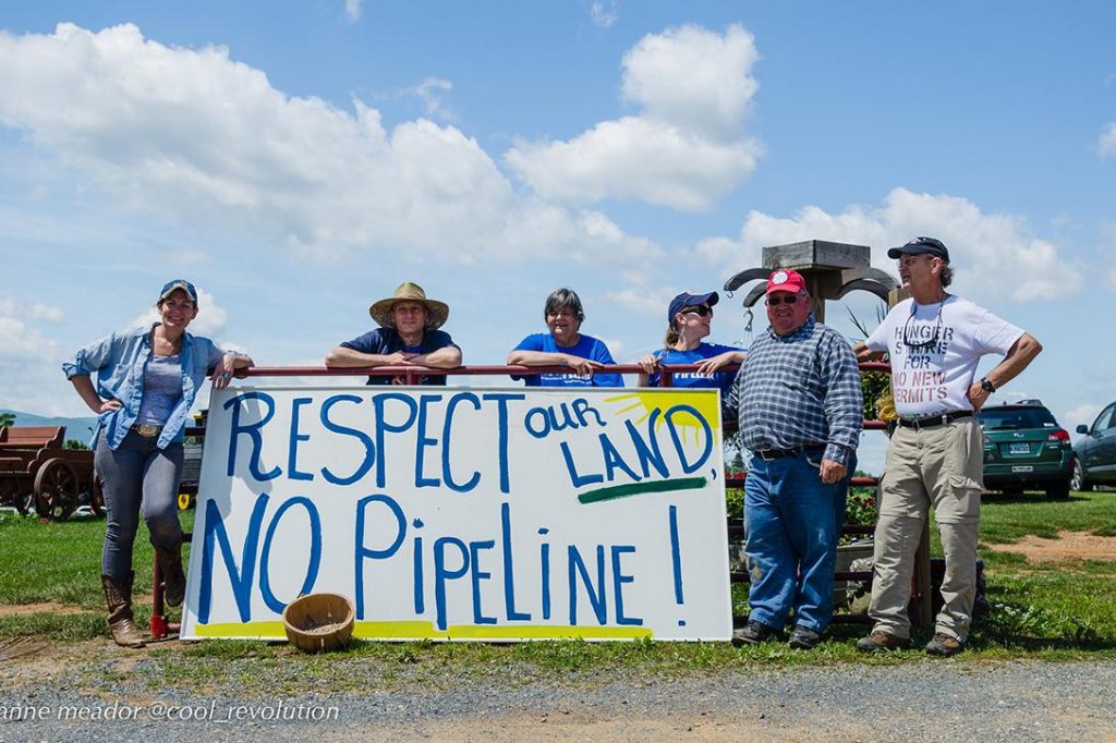 Atlantic Coast Pipeline, protest