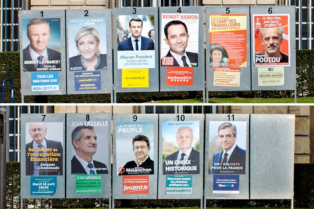 French election, candidates