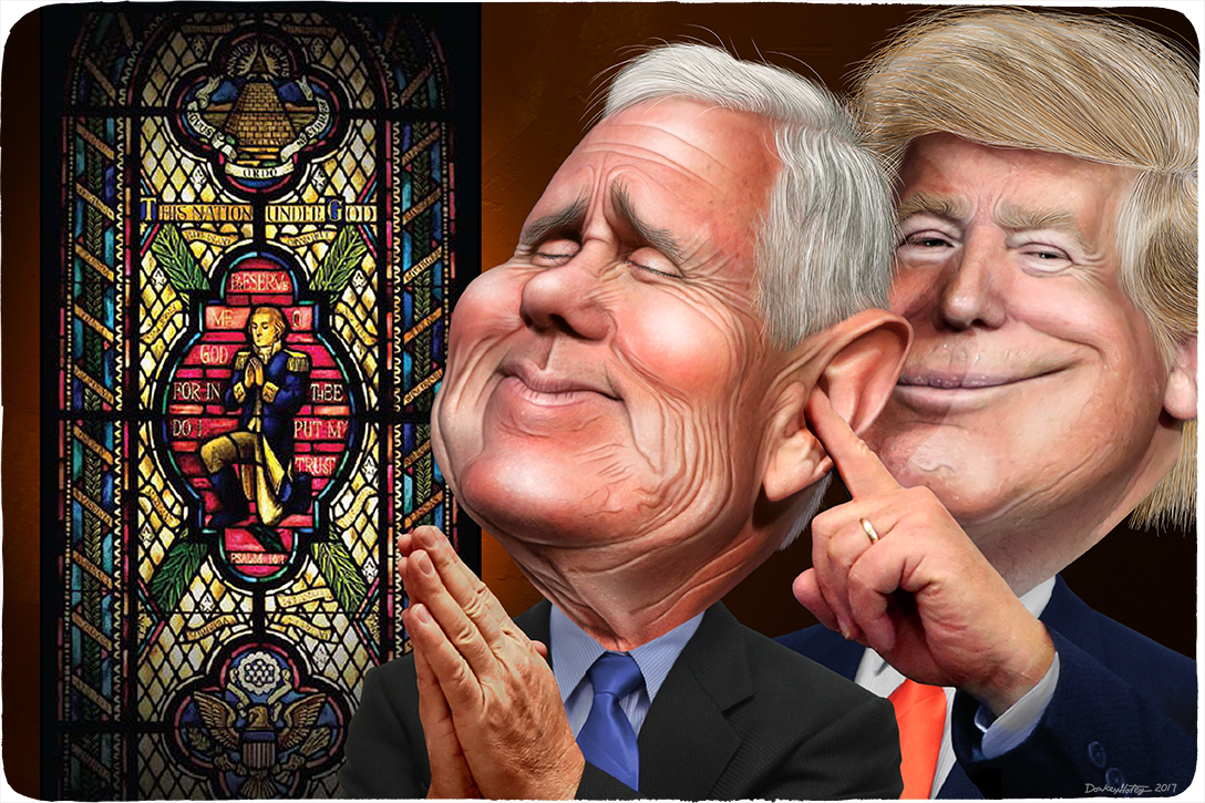 Mike Pence, Donald Trump, religion