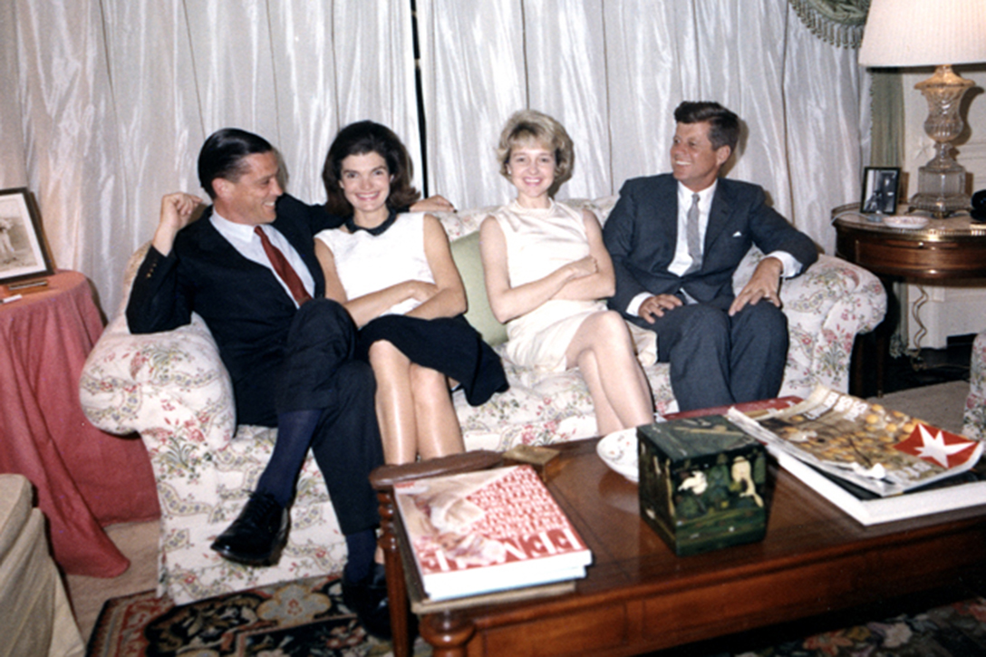 Ben Bradlee, Jacqueline Kennedy, Tony Bradlee, President John F. Kennedy