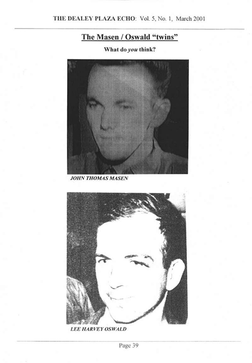 John Thomas Masen, Lee Harvey Oswald