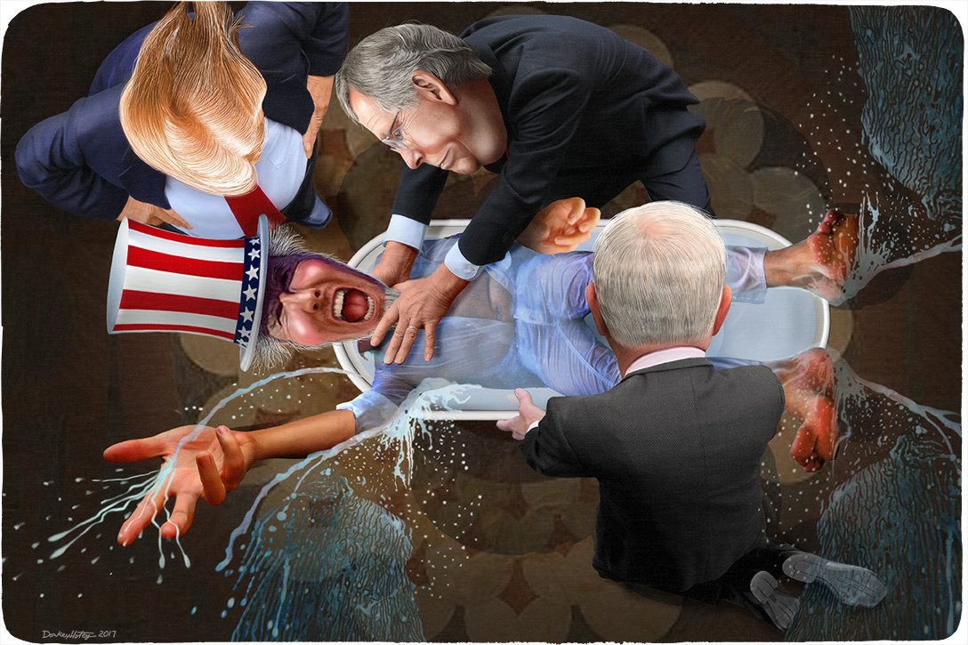 Drowning government in a bathtub