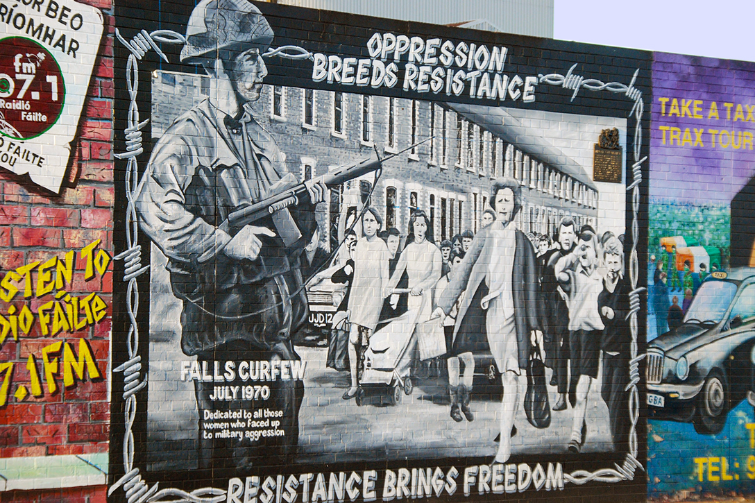 Republican mural, Belfast, Ireland