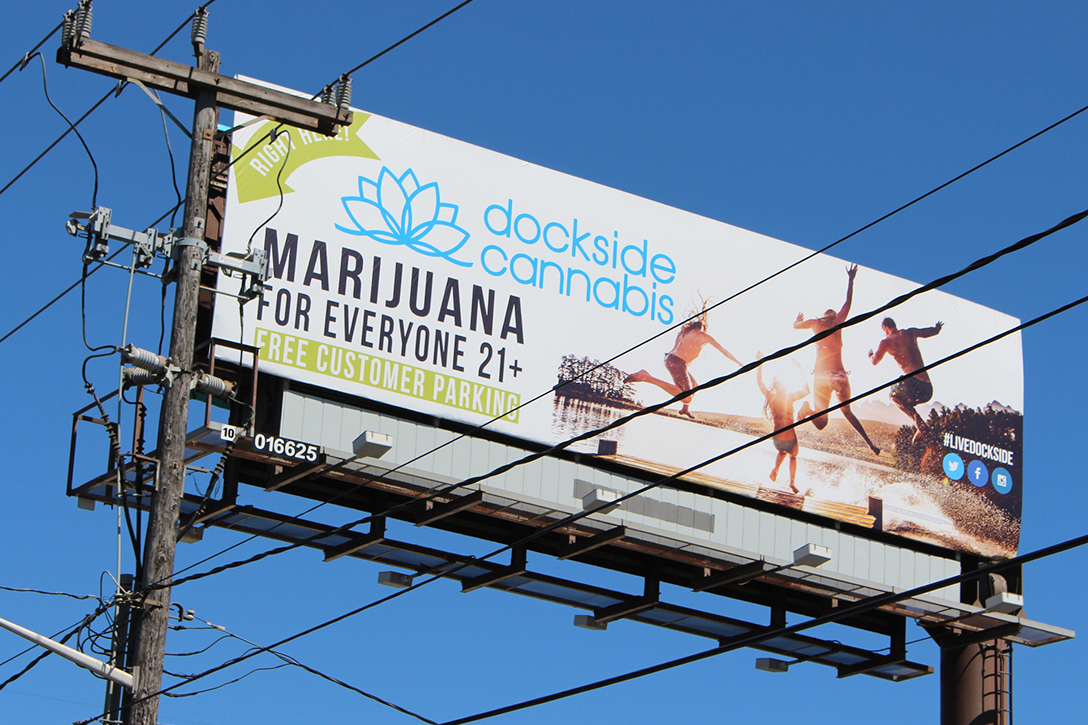 cannabis, billboard