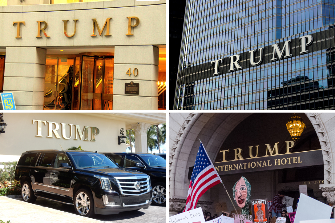 Trump Building, 40 Wall Street, Trump National Doral Miami, Trump Tower Chicago