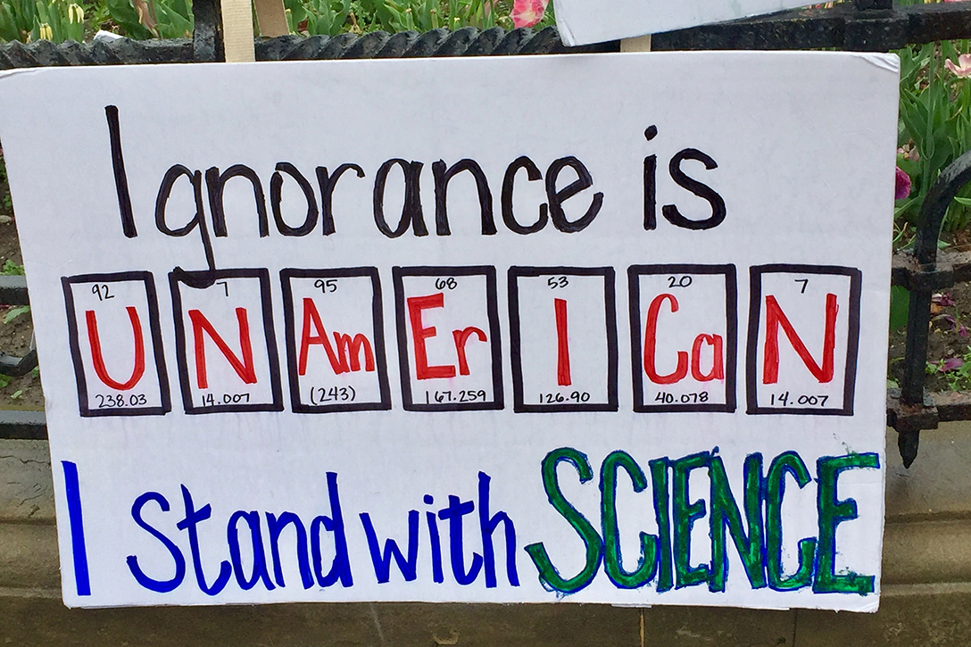 science, protest