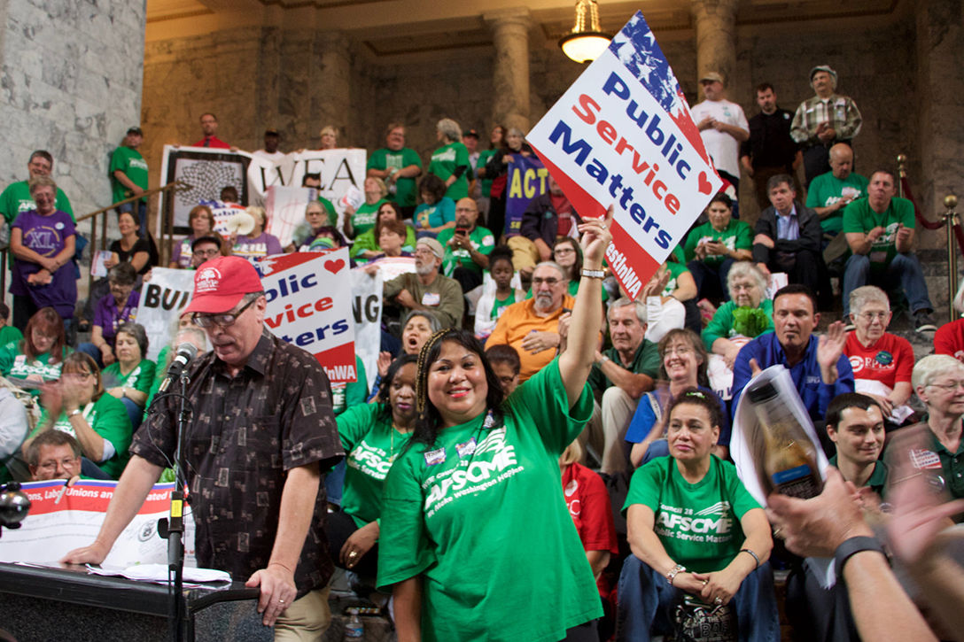AFSCME, public sector, unions
