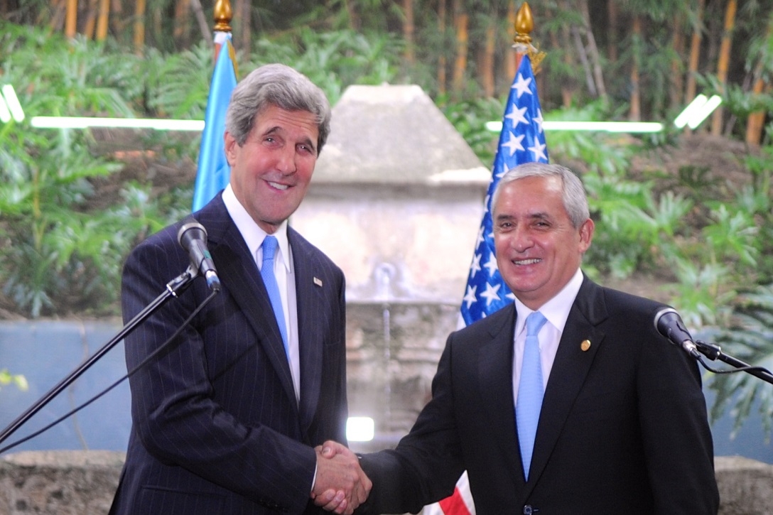 John Kerry, Perez Molina