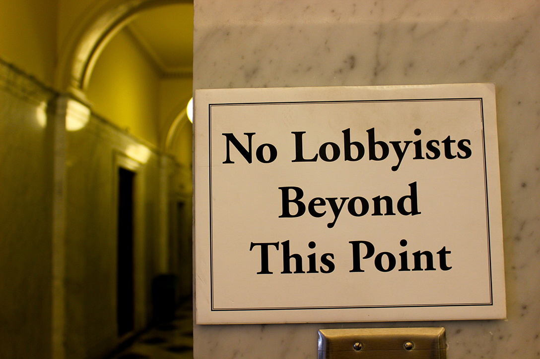 No Lobbyists Beyond This Point