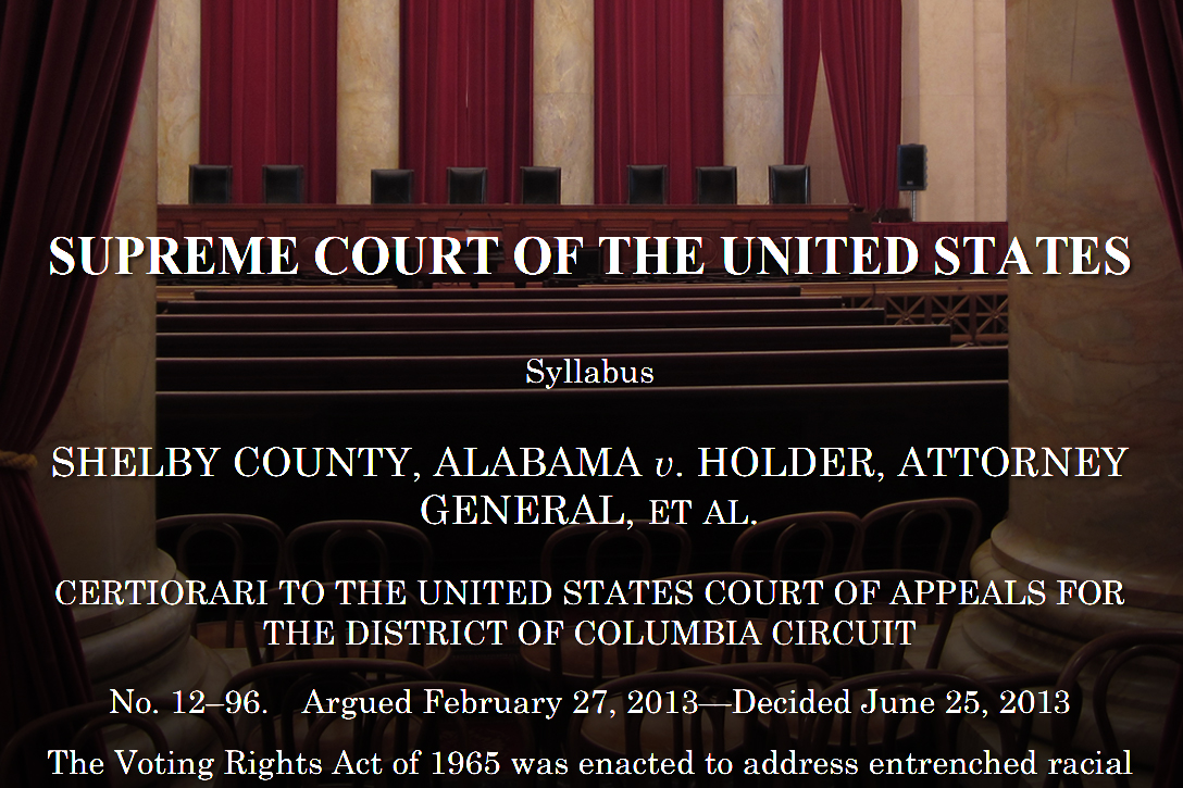 Shelby County v. Holder, US Supreme Court