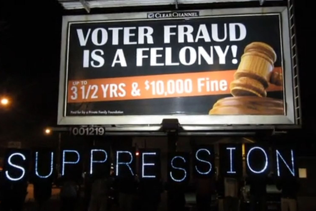 voter fraud, voter suppression