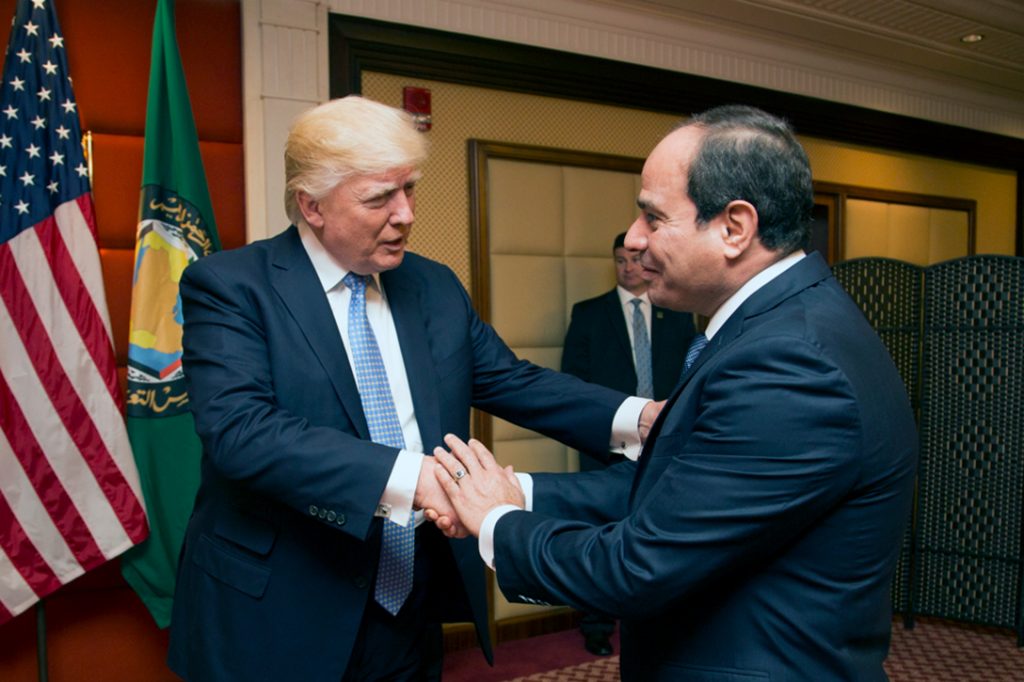 Donald Trump, Abdel Fattah Al Sisi
