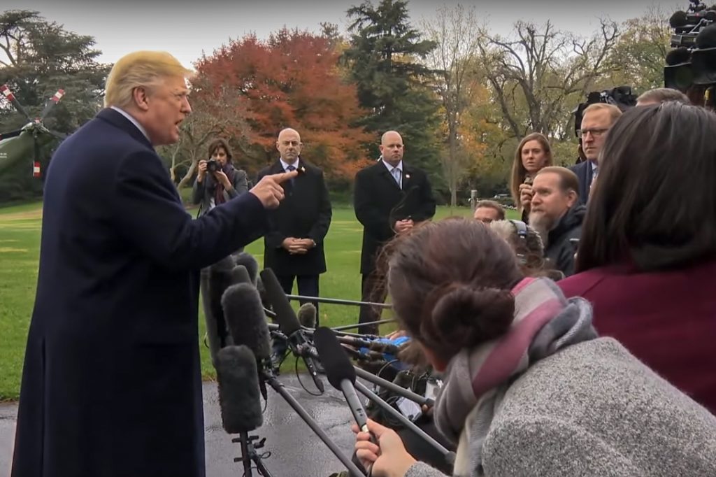 Donald Trump, press