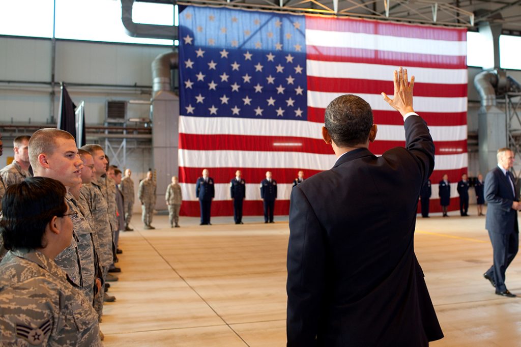 Barack Obama, Ramstein Air Force Base