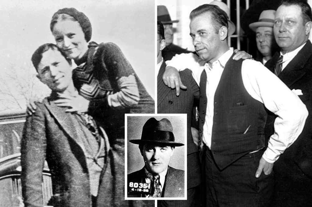 Bonnie and Clyde, Bugsy Siegel, John Dillinger