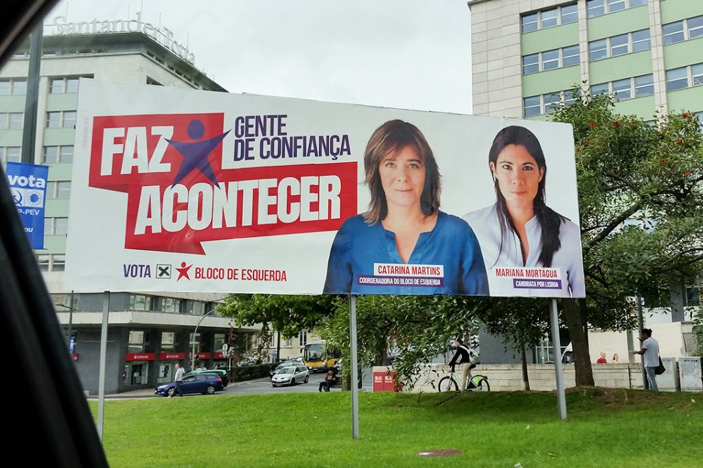 Portugal, election, billboard