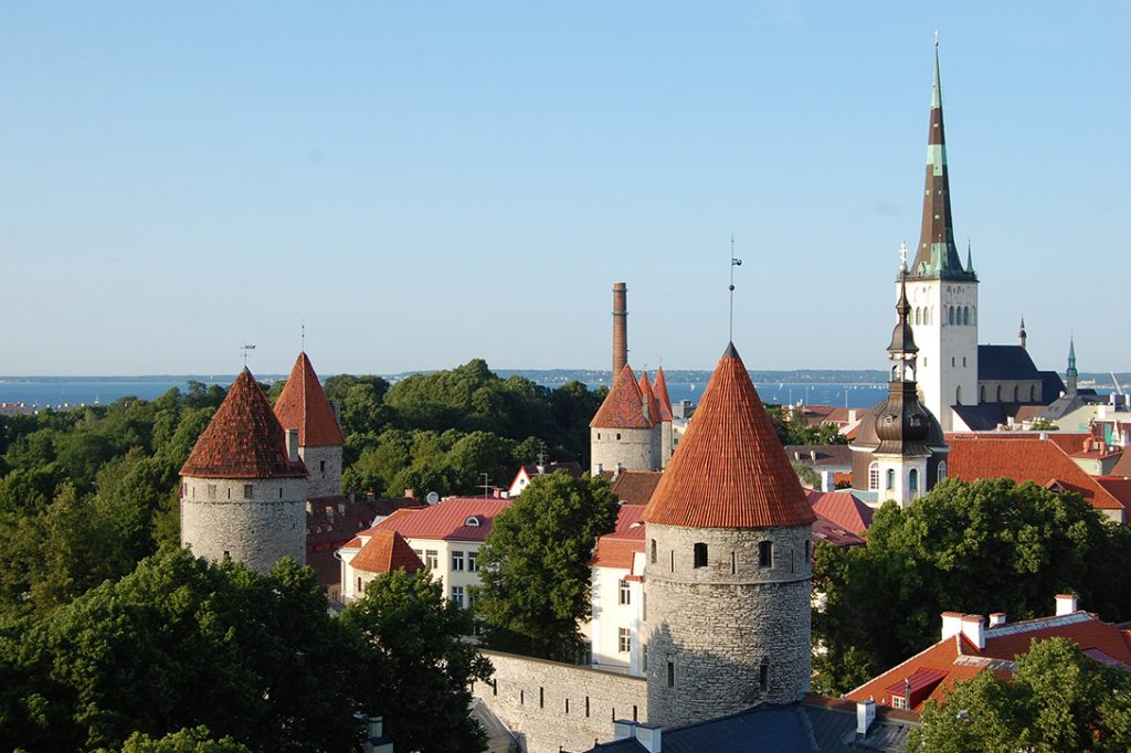Tallinn, Estonia, city wall