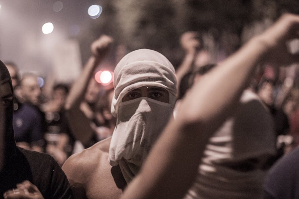 Protester, Beirut