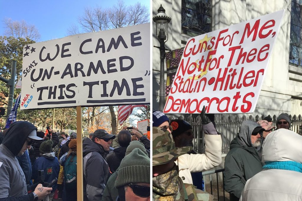 Richmond, gun rights, protest