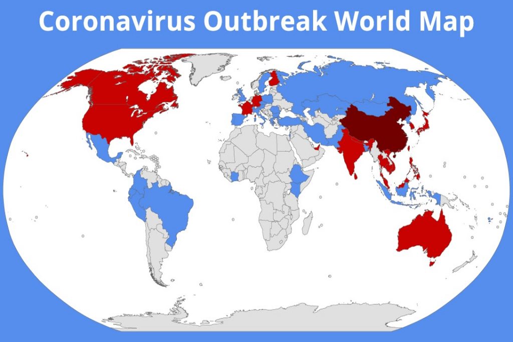  Coronavirus Outbreak World Map