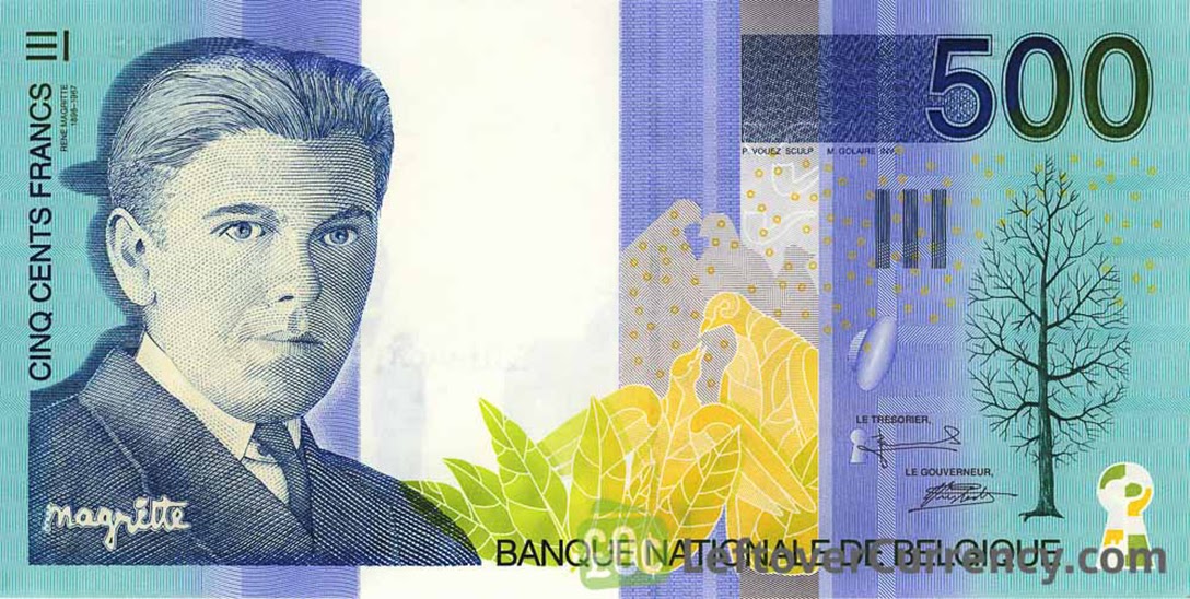 Belgian, 500 Franc banknote