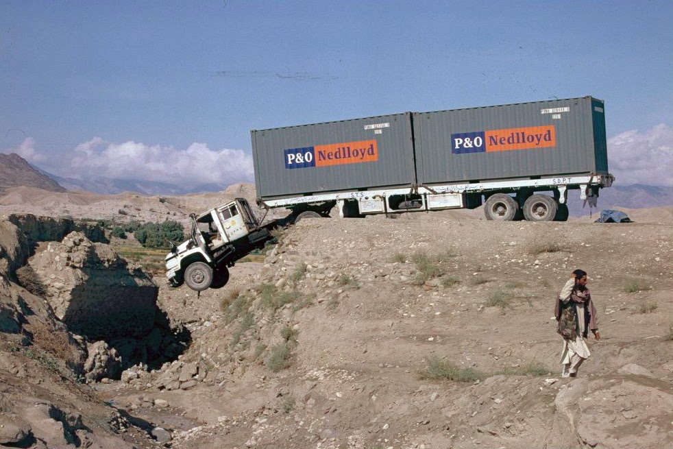 Afghanistan, transport truck