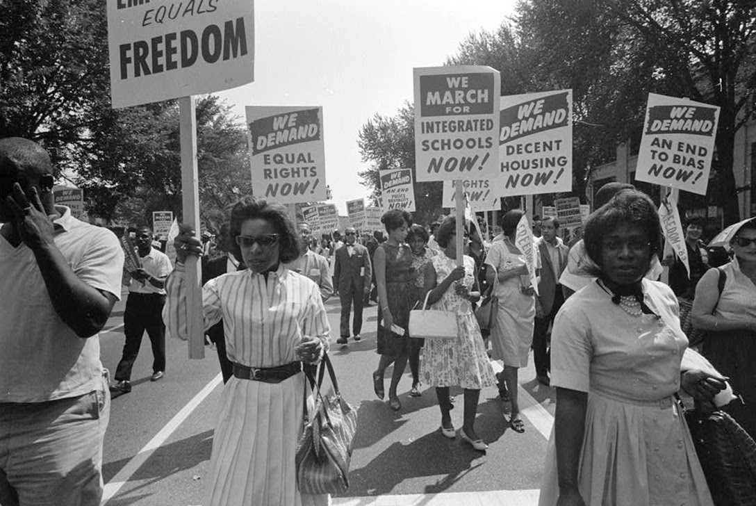 Civil rights march, Washington, DC, 1963